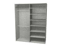 Open kast - Aluminium